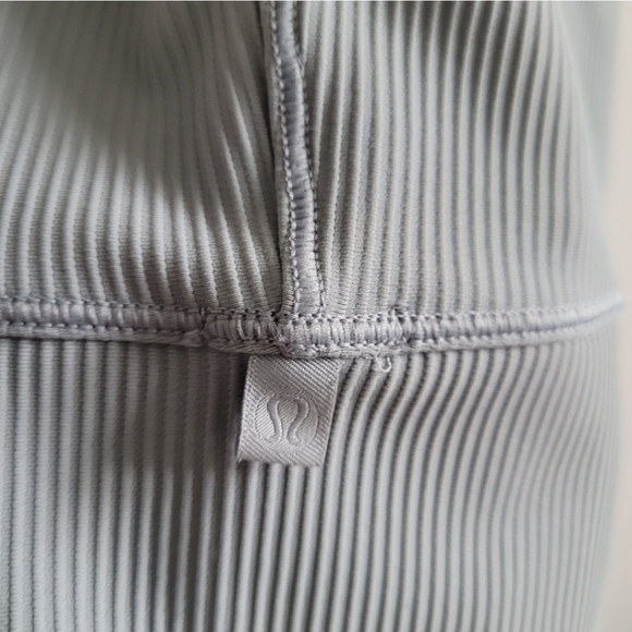 Lululemon Ribbed Power Pivot Rhino Grey Tank Size 2 - Picture 6 of 6